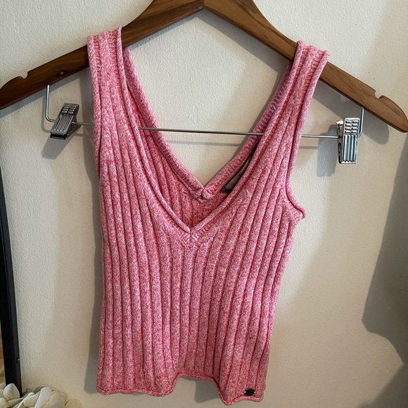 Pink Knit Crop Top from Guess - Picture 2 of 2